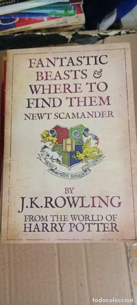 Libros de segunda mano: FANTASTIC BEASTS WHERE TO FIND THEM NEWT SCAMANDER ROWLING HARRY POTTER LIBRO GG-829