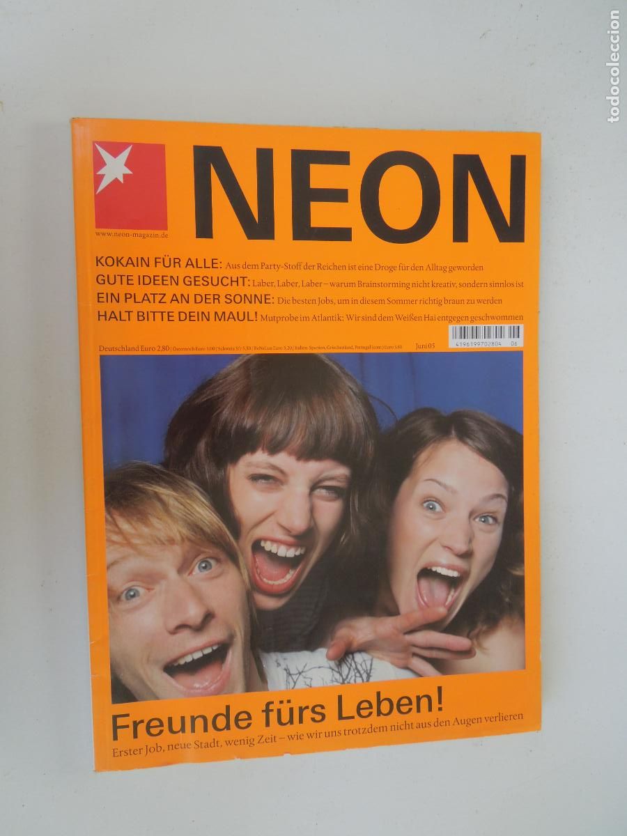 Libros de segunda mano: NEON - FREUNDE F&Uuml;RS LEBEN! N&ordm; 06- JUNI 2005- REVISTA EN ALEMAN