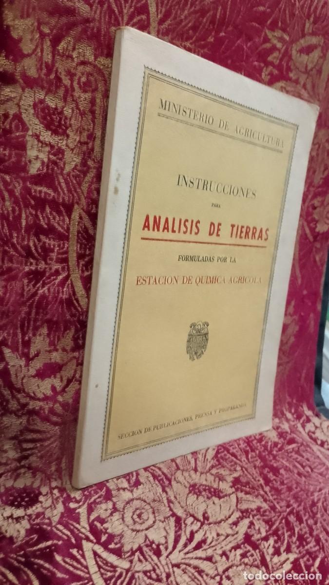 Libros de segunda mano: Instrucciones para Analisis de Tierras - Foto 2