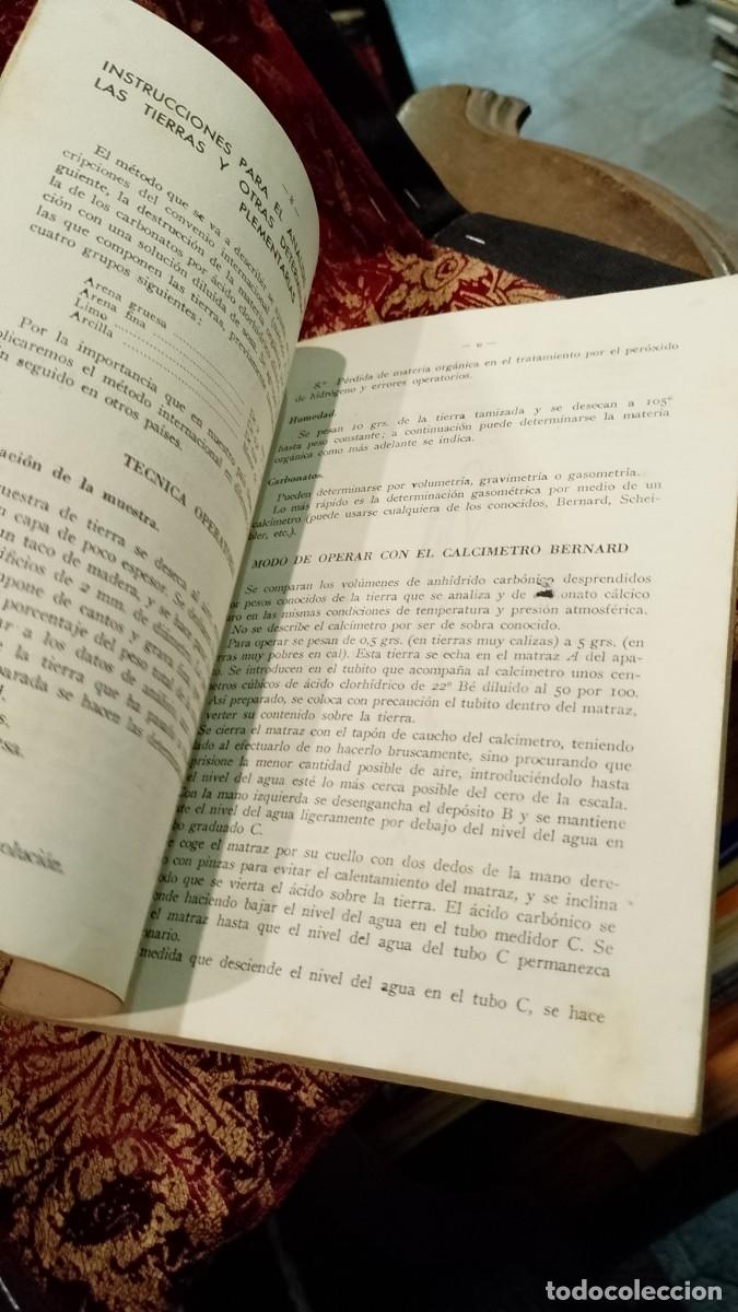 Libros de segunda mano: Instrucciones para Analisis de Tierras - Foto 3
