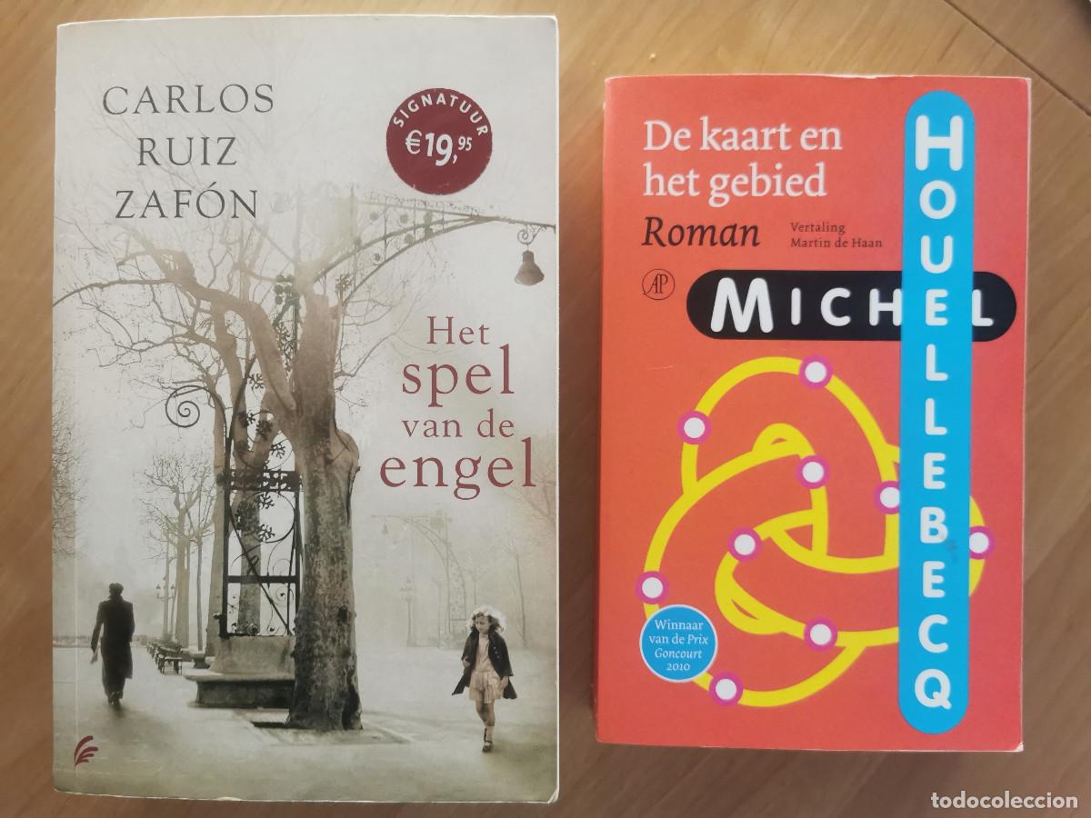 Libros de segunda mano: De kaart en het gebied. Michel Houellebecq +Carlos Ruiz Zafon - Het spel van de engel. Neerland&eacute;s