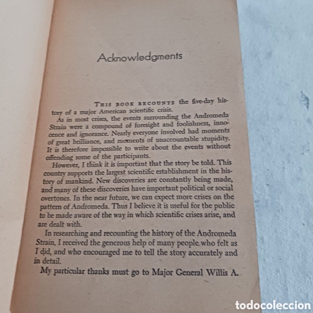 Libros de segunda mano: The Andromeda Strain by - Foto 6