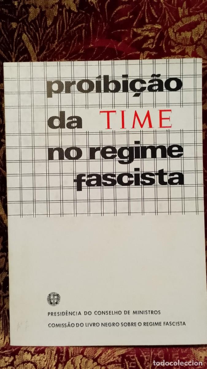 Libros de segunda mano: Proibi&ccedil;&atilde;o da Time no Regime Fascista 1982