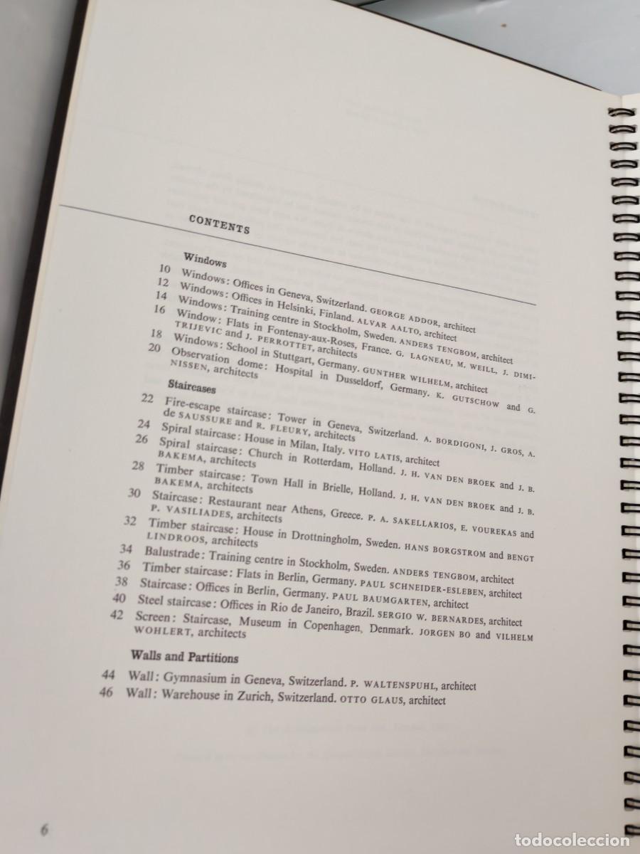 Libros de segunda mano: Architects Working Details, Volume 8 (Second impression 1964, Hardcover) - Foto 3