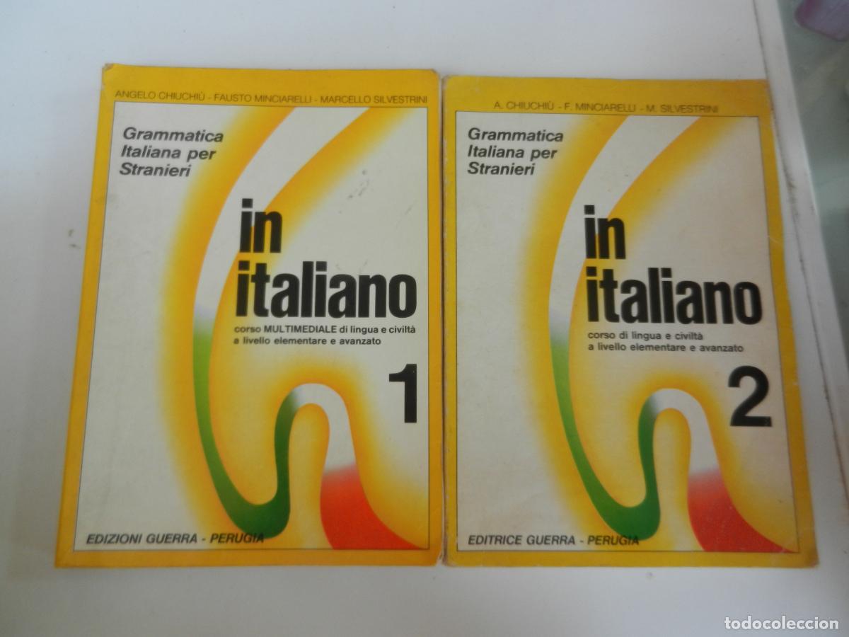 Libros de segunda mano: IN ITALIANO - 1-2 GRAMMATICA ITALIANA PER STRANIERI - EDIZIONI GUERRA-PERUGIA