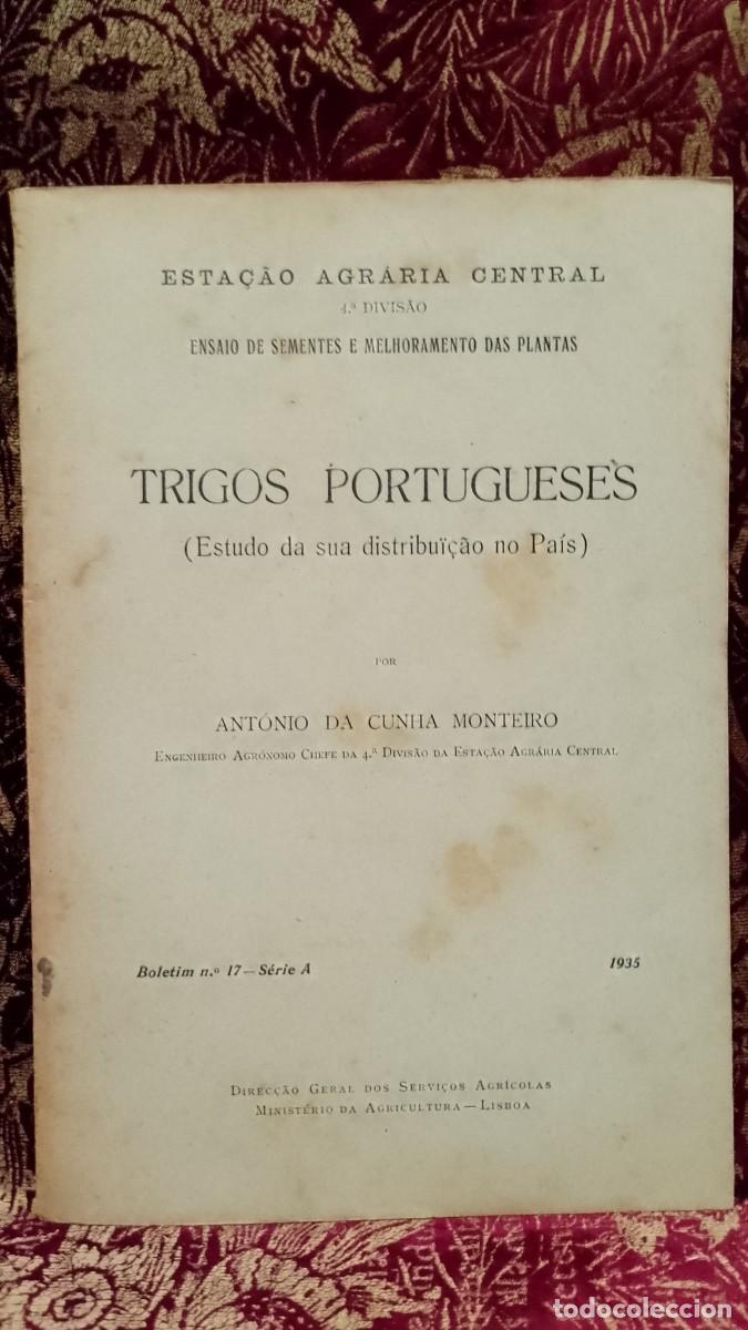 Libros de segunda mano: Trigos Portugueses 1935 Ant&oacute;nio da Cunha Monteiro