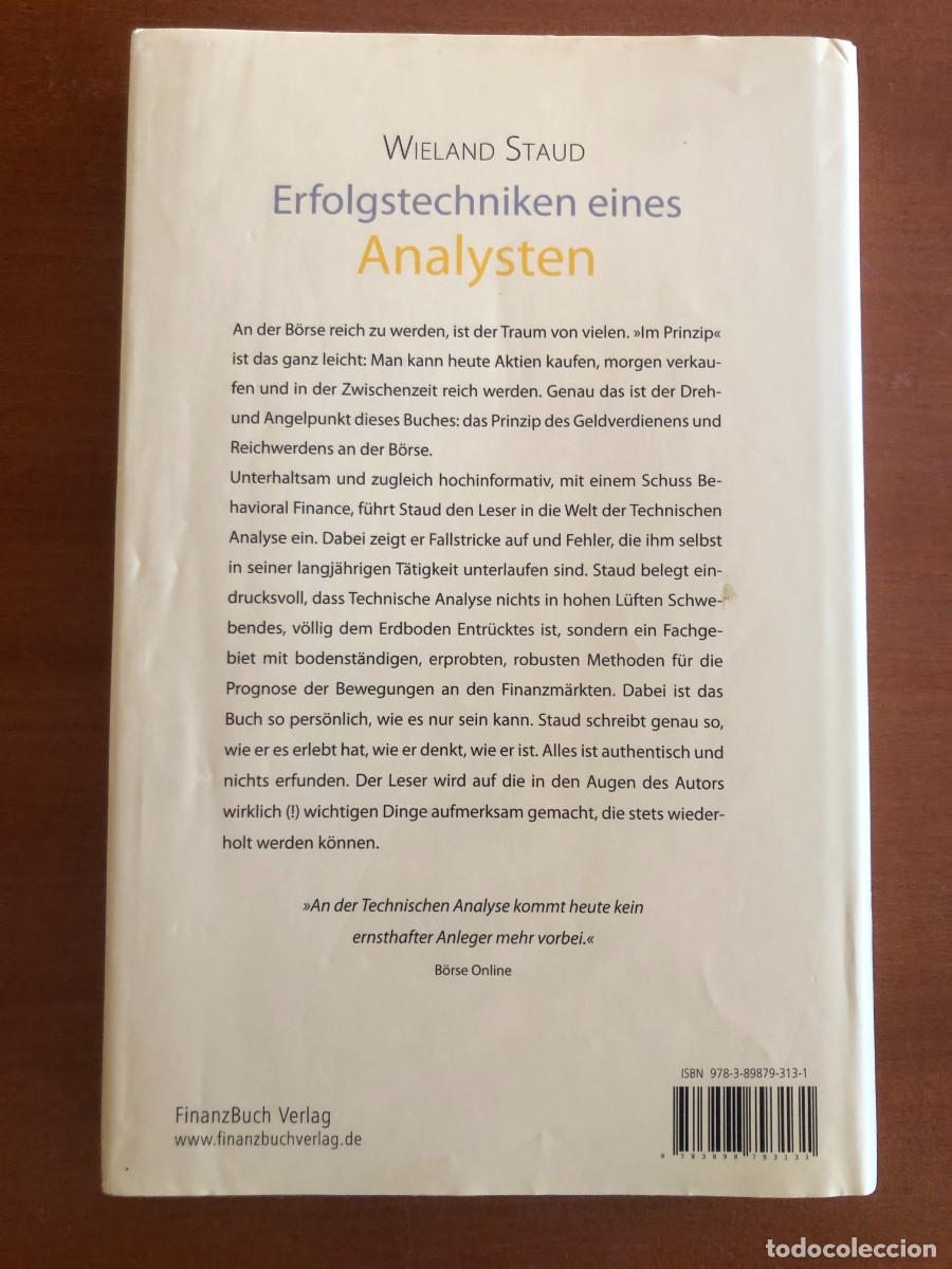 Libros de segunda mano: Erfolgstechniken einen analysten. Alem&aacute;n - Foto 4