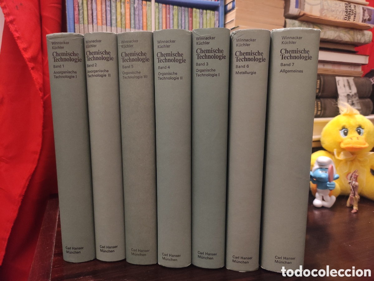 Libros de segunda mano: Winnacker Kuchler - Chemische Technologie - Band 1 2 3 4 5 6 7