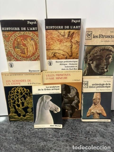 Libros de segunda mano: LOTE DE 7 LIBROS SOBRE ARQUEOLOGIA E HISTORIA DEL ARTE . EN FRANCES . FORMATO BOLSILLO. 1966/69