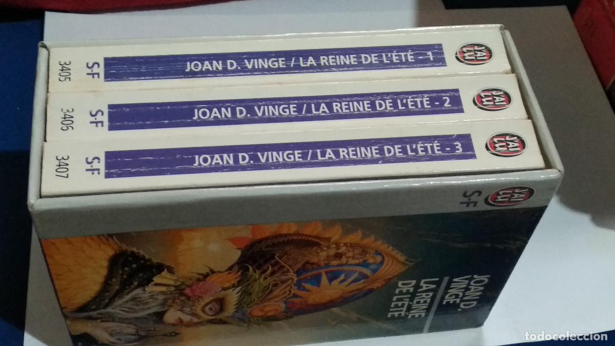 Libros de segunda mano: JOAN D. VINGE - La reine de l'&eacute;t&eacute;, vol 1, 2 Y 3 - BOX 3 LIBROS 1993 &lrm;J'ai Lu EN FRANCES - VER FOTOS
