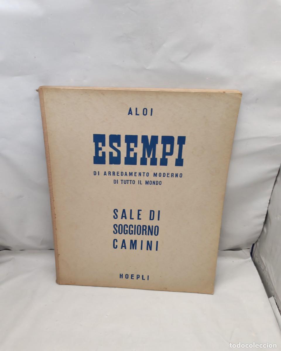 Gebrauchte B&uuml;cher: Esempi di Arredamento Moderno di Tutto il Mondo. SALI DI SOGGIORNO CAMINI (Hoepli Milano 1956)