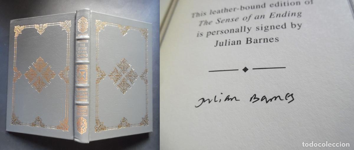 Libros de segunda mano: Barnes, firmado a mano. The Sense of an Ending, Julian Barnes, con certificado autenticidad