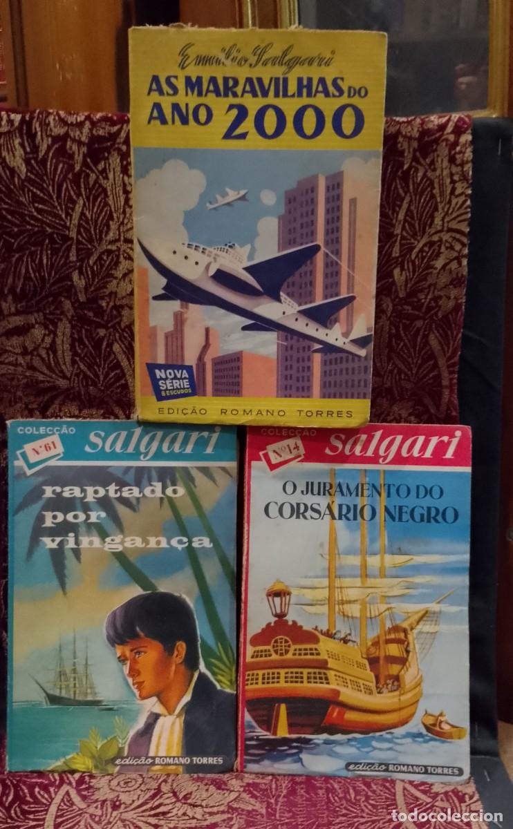 Libros de segunda mano: Emilio Salgari As Maravilhas do Ano 2000 + 2