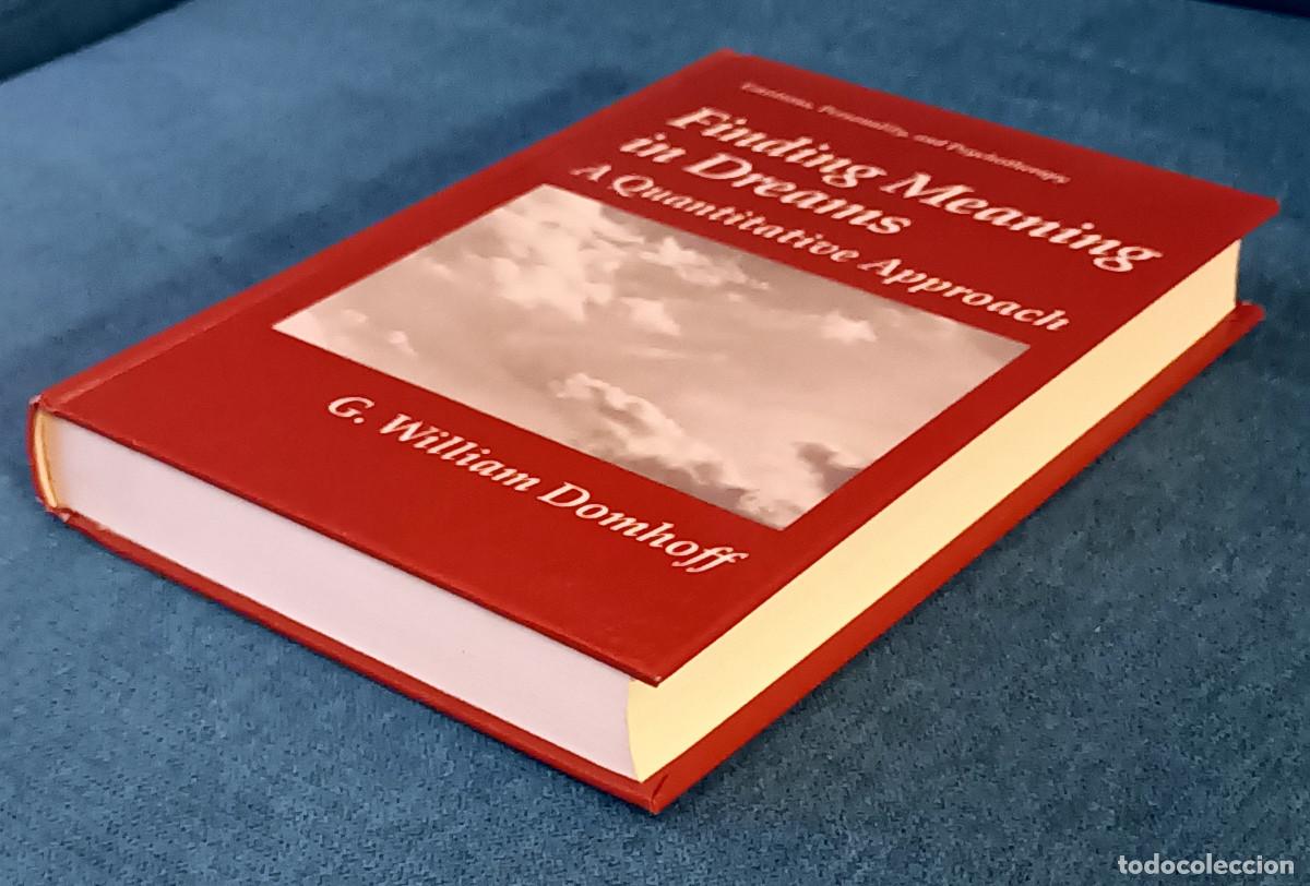 Libros de segunda mano: FINDING MEANING IN DREAMS: A QUANTITATIVE APPROACH. G. William Domhoff - Foto 3