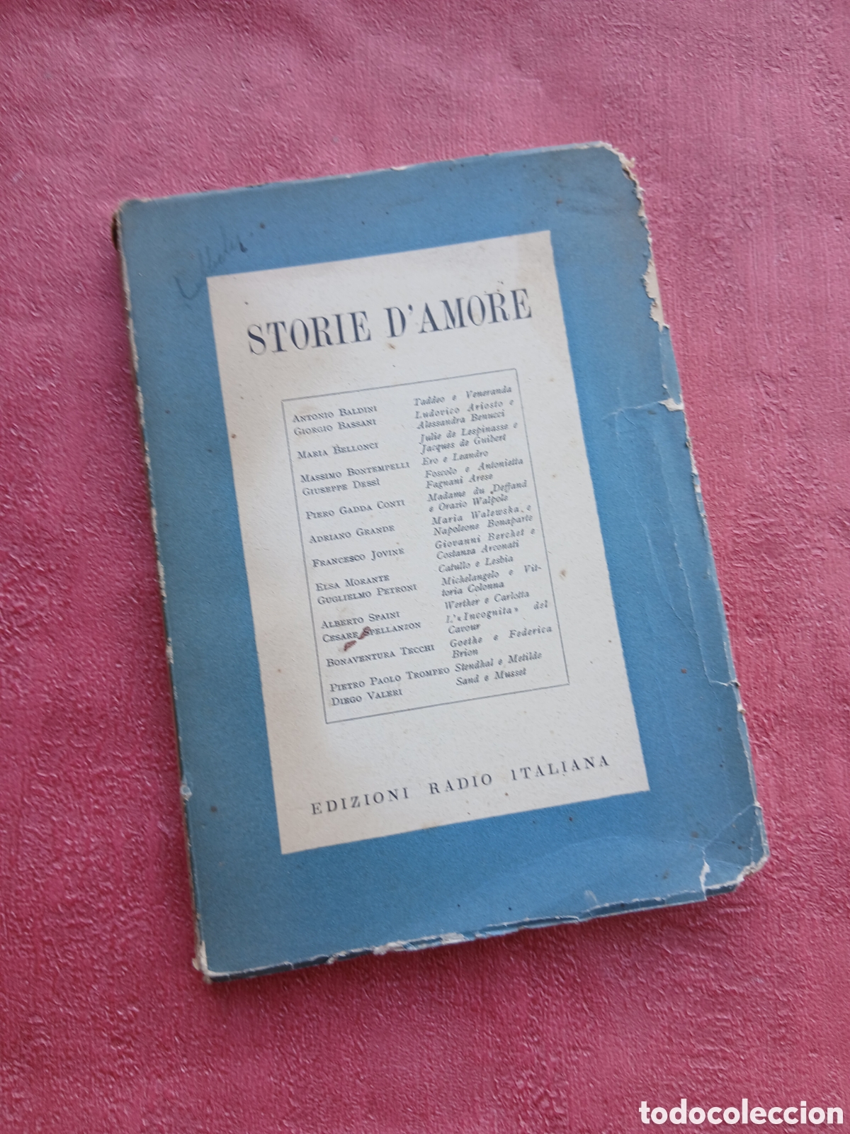 Libros de segunda mano: Storie d'amore. Edizioni Radio Italiana.