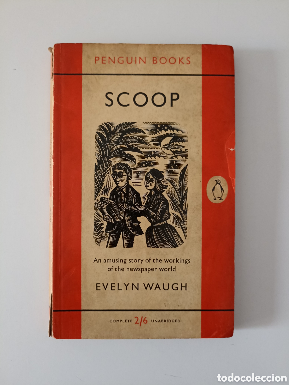 Libros de segunda mano: LIBRO EN INGL&Eacute;S Evelyn Waugh - Scoop (Penguin, 1957)