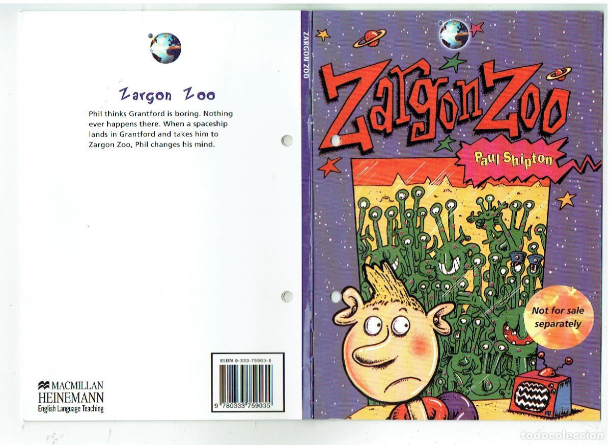 Libros de segunda mano: ZARG&Oacute;N ZOO. PAUL SHIPTON. HEINEMANN ELT NEW WAVE READERS. (ST/PR6)