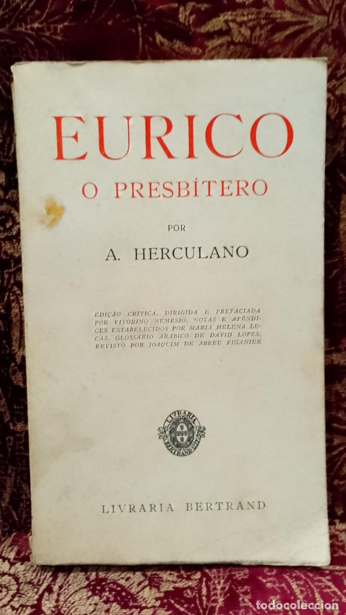Libros de segunda mano: Eurico o Presb&iacute;tero - A. Herculano
