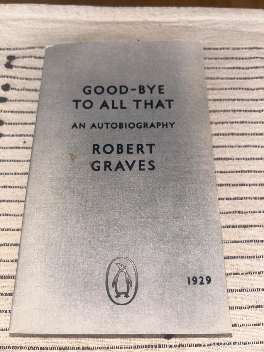 Libros de segunda mano: Robert Graves English Book