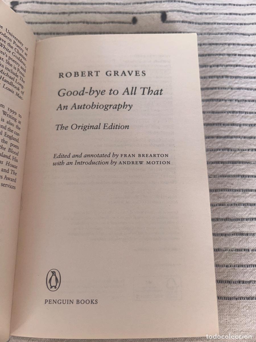 Libros de segunda mano: Robert Graves English Book - Foto 5