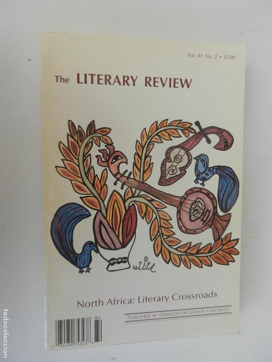 Libros de segunda mano: THE LITERARY REVIEW - NORTH AFRICA : LITERARY CROSSROADS - VOL 41- N&ordm; 2 -1998