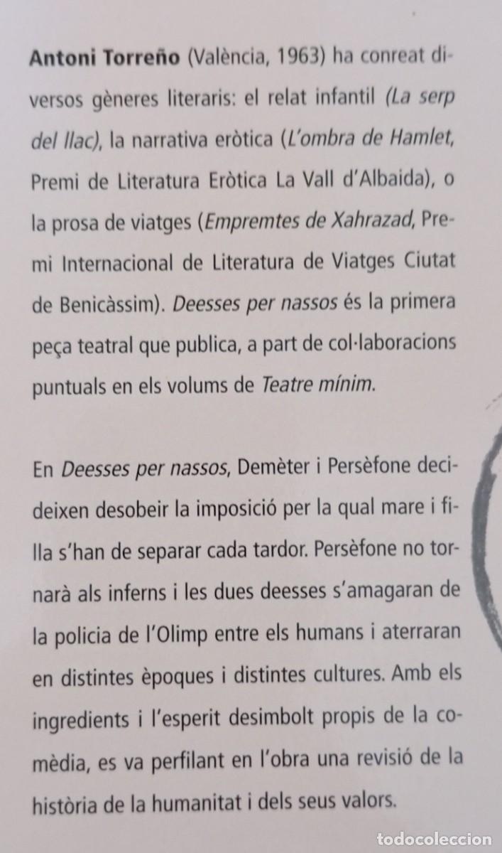 Libros de segunda mano: DEESSES PER NASSOS - ANTONI TORRE&Ntilde;O - Foto 2