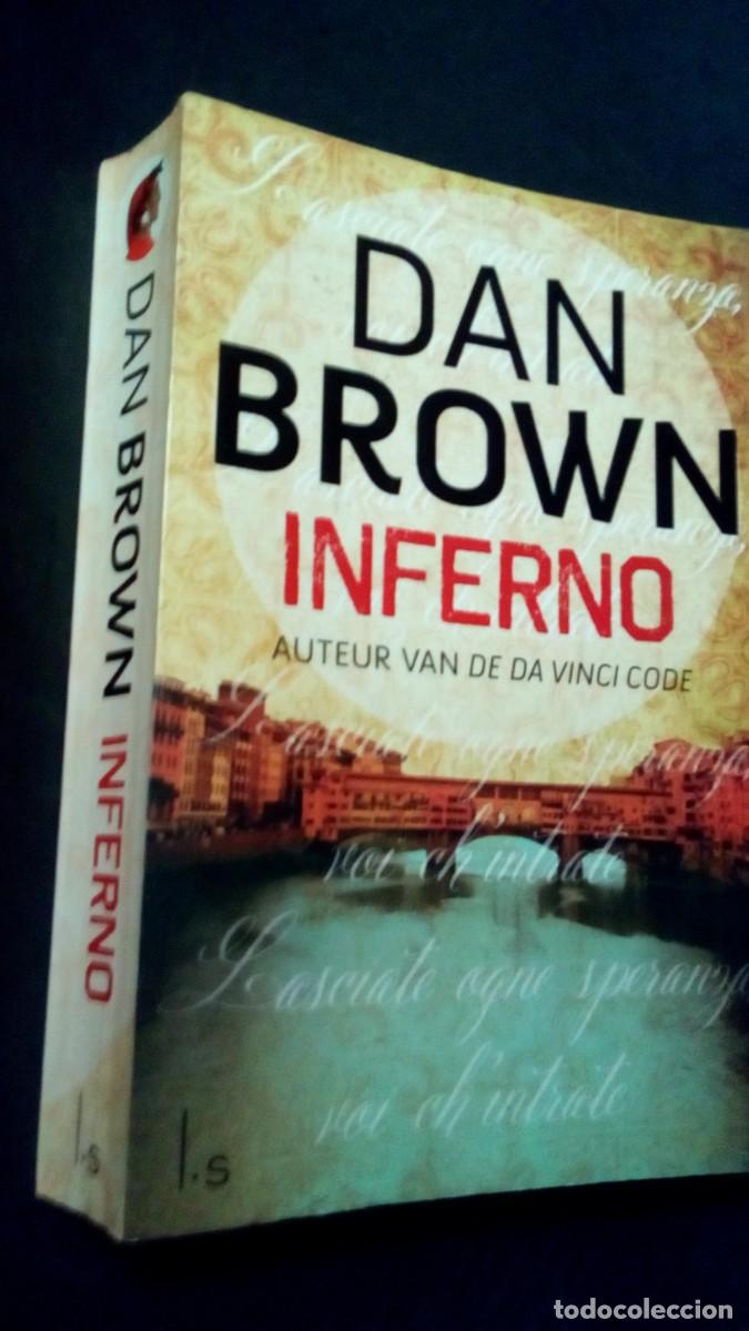 Libros de segunda mano: DAN BROWN-INGERNO-AUTEUR VAN DE DA VINCI CODE-EN HOLAND&Eacute;S-COMO NUEVO