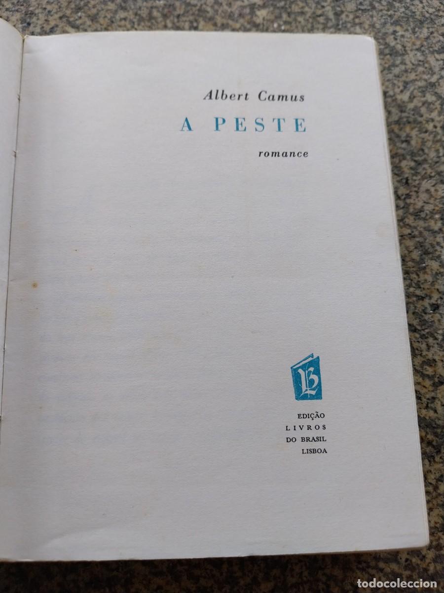 Libros de segunda mano: A PESTE -- ALBERT CAMUS -- IDIOMA PORTUGUES -- - Foto 3