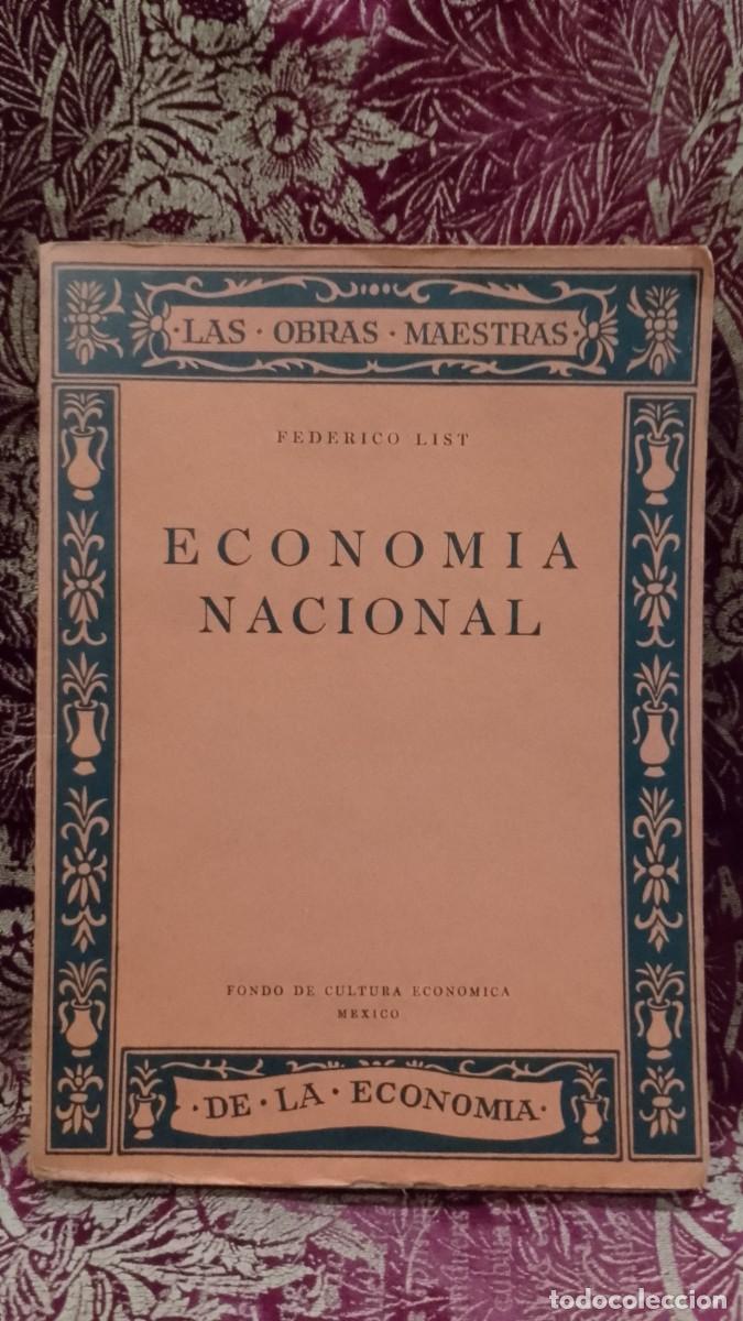 Libros de segunda mano: Economia Nacional 1942 Federico Lista