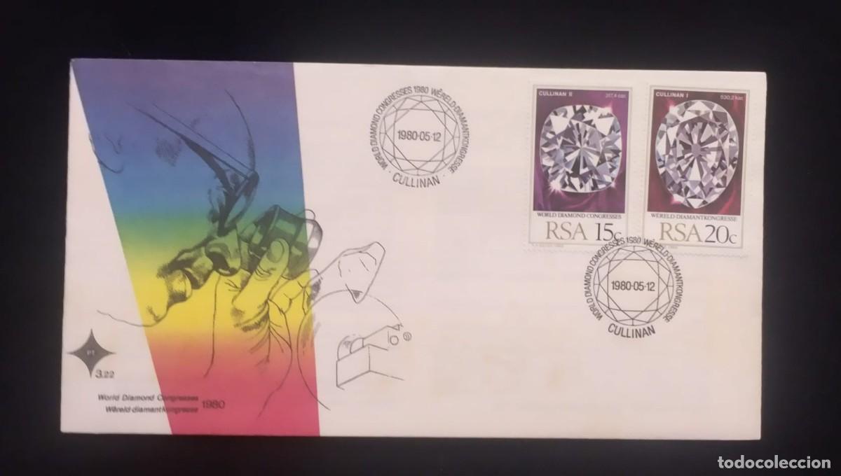 Libros de segunda mano: TS) 1980 SOUTH AFRICA,WITH THE WORLD DIAMOND CONGRESS STAMPS,XF.