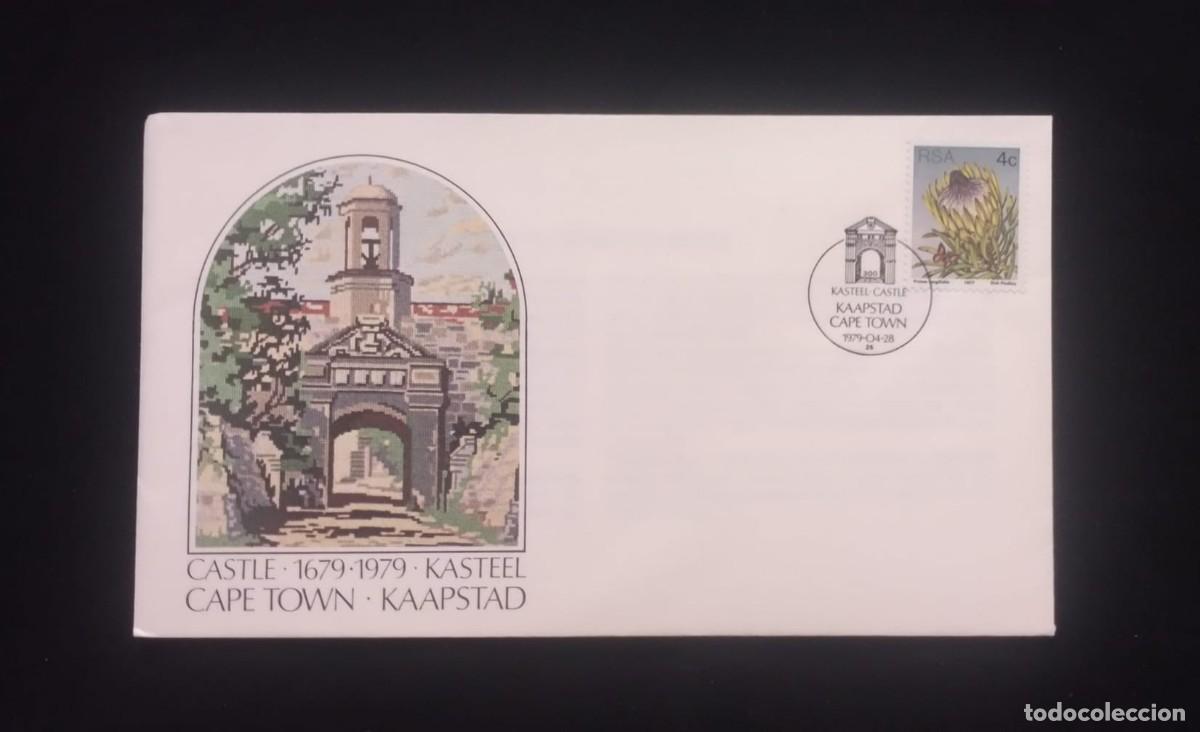 Libros de segunda mano: TS) 1979 SOUTH AFRICA,CASTLE OF GOOD HOPE IN CAPE TOWN,WITH PROTEA LONGIFOLIA STAMP,VF.