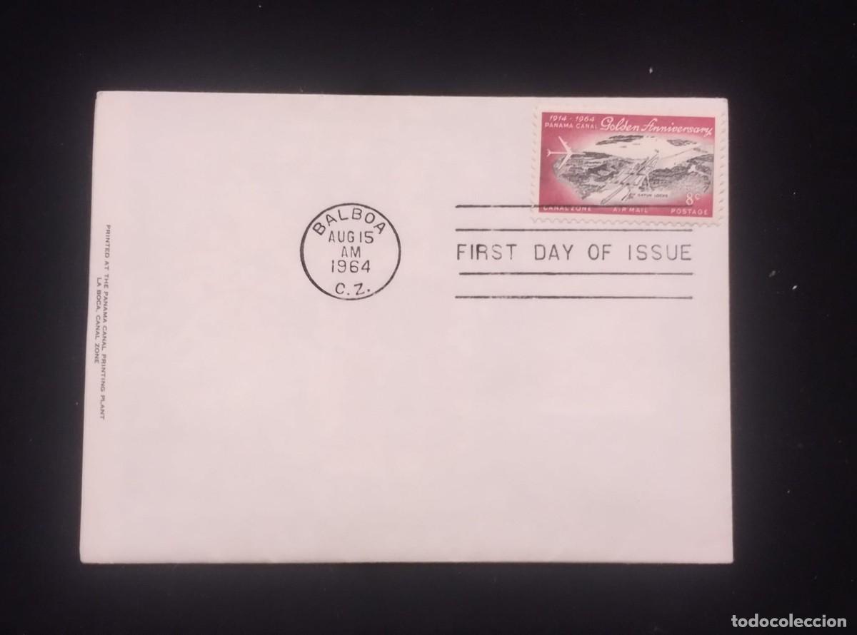 Libros de segunda mano: TS) 1964 PANAMA, FDC, AIRMAIL,WITH THE FIFTIETH ANNIVERSARY OF THE PANAMA CANAL,VF.