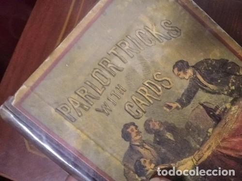 Libros de segunda mano: Rare 1863 &rdquo;Parlor Tricks with Cards&rdquo; Book by Wiljalba Frikell - Dick & Fitzgeral