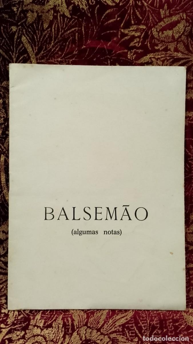 Libros de segunda mano: Igreja de S. Pedro do Balsem&atilde;o (algumas notas) (Lamego) Sim&atilde;o Morais Botelho