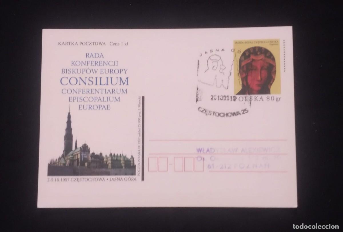 Libros de segunda mano: TS) 1997 POLAND, POSTCARD,LIKE THE ALSO KNOWN VIRGIN OF CZĘSTOCHOWA,XF.