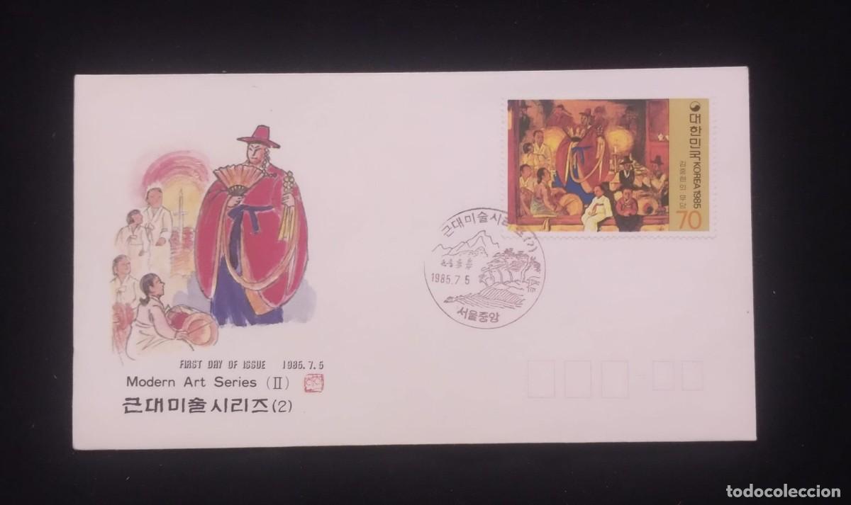 Libros de segunda mano: TS) 1985 SOUTH KOREA, FDC,WITH THE EXORCIST AS MODERN ART,XF.