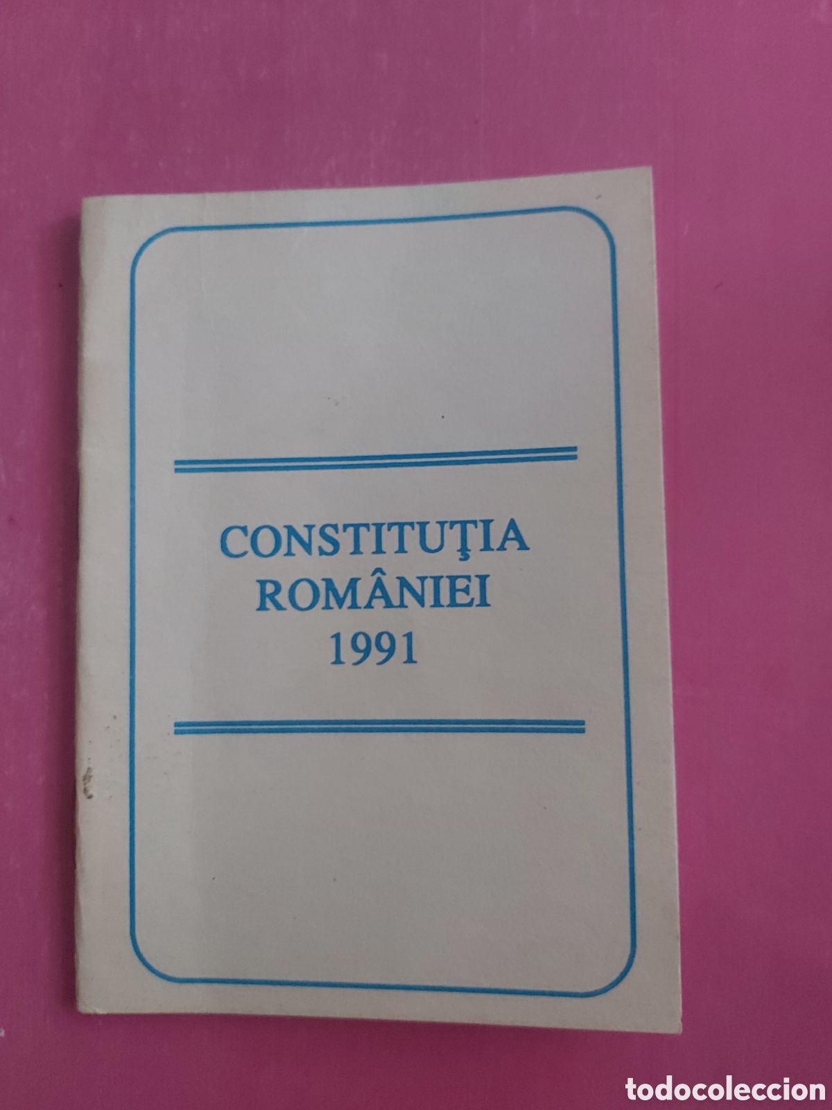 Libros de segunda mano: CONSTITUTIA ROMANIEI 1991 ISBN 97396202062