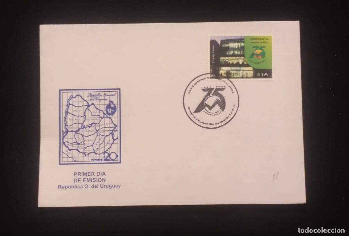 Libros de segunda mano: TS) 2004 URUGUAY, FDC,THE 75TH ANNIVERSARY OF THE TEACHERS ASSOCIATION,XF.