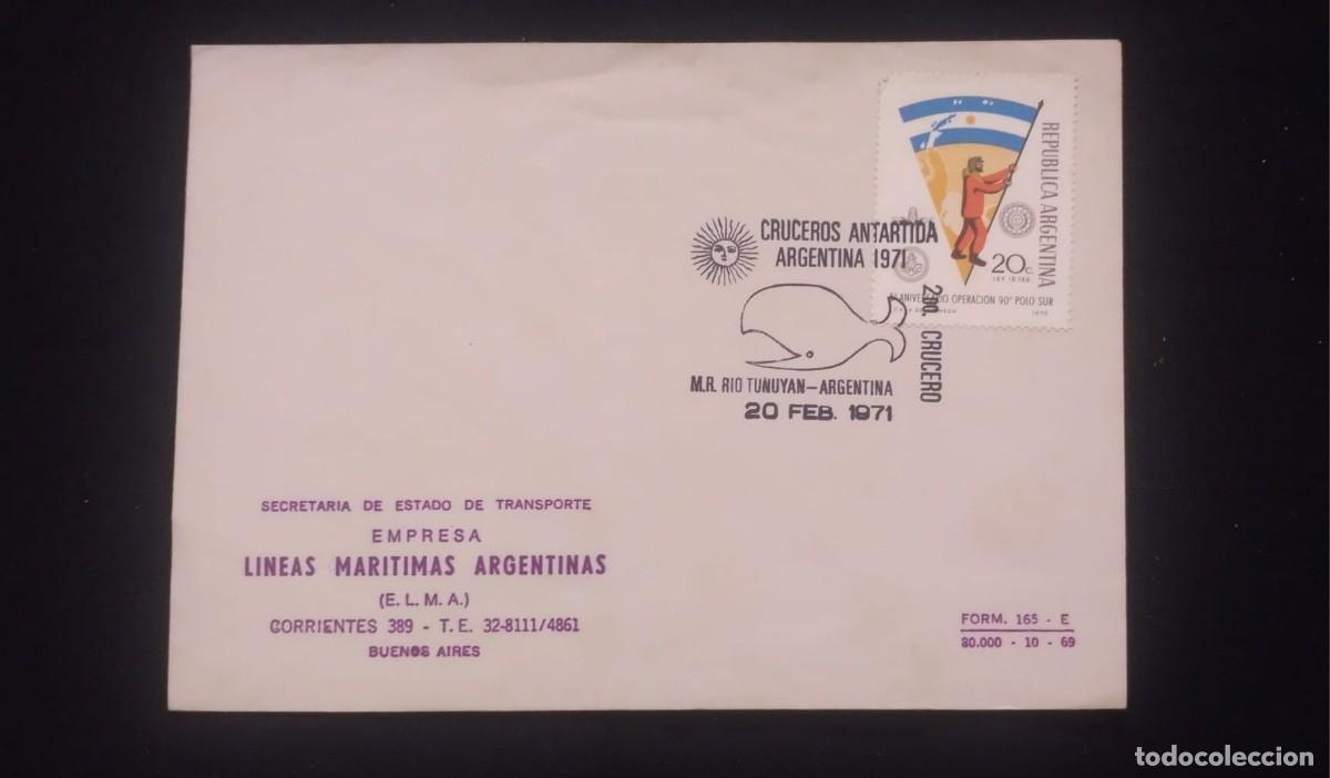 Libros de segunda mano: TS) 1971 ARGENTINA,WITH THE 5TH ANNIVERSARY OF THE ARGENTINE ANTARCTIC MILITARY EXPEDITION OPERATION