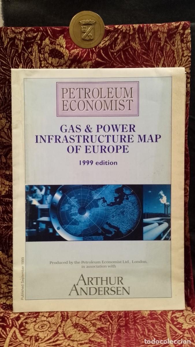 Libros de segunda mano: Gas & Power Infrastructure Map of Europe