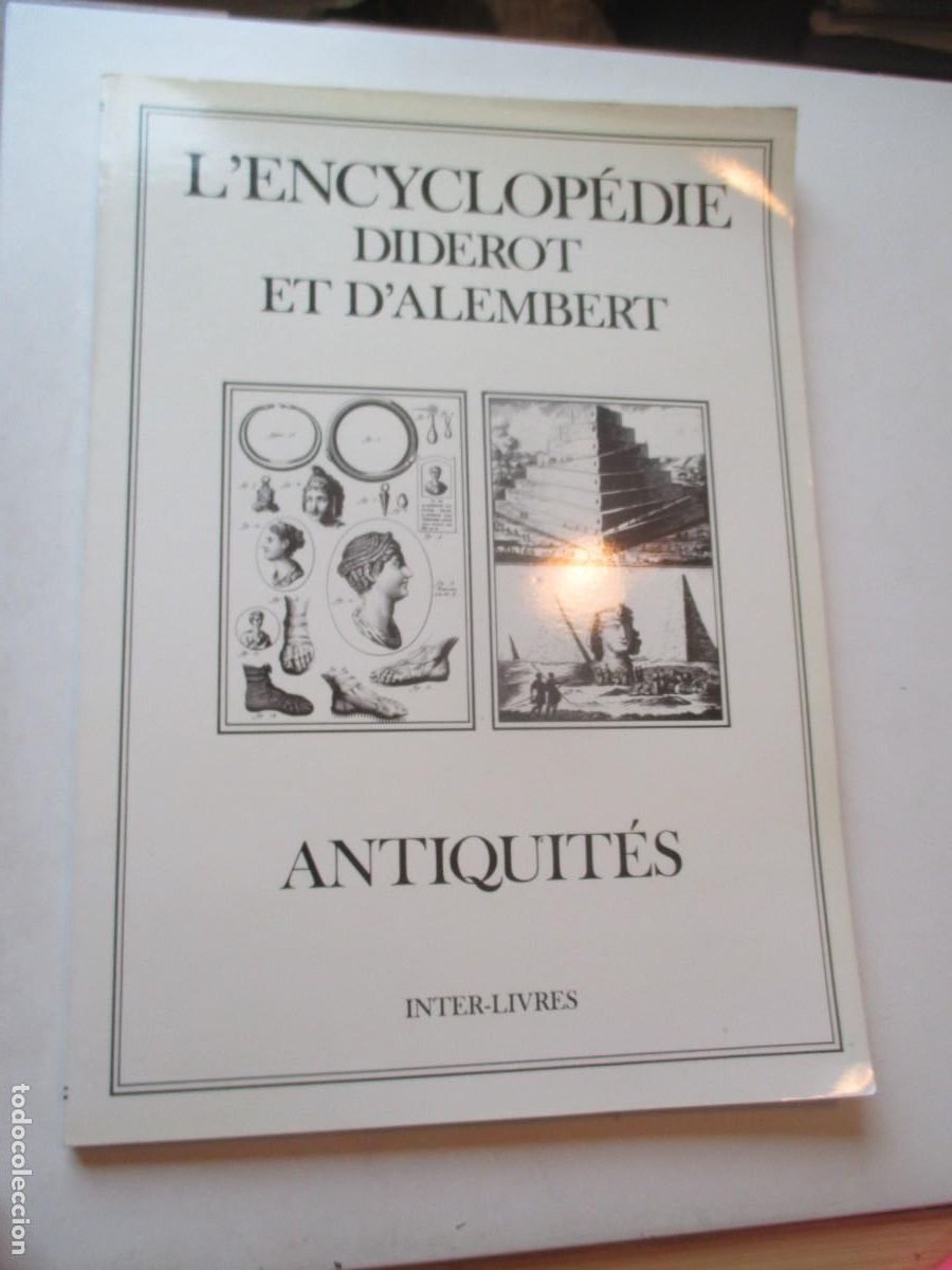 Libros de segunda mano: L&acute;ENCYCLOP&Eacute;DIE DIDEROT ET D&acute;ALEMBERT Antiquit&eacute;s (franc&eacute;s) W41934