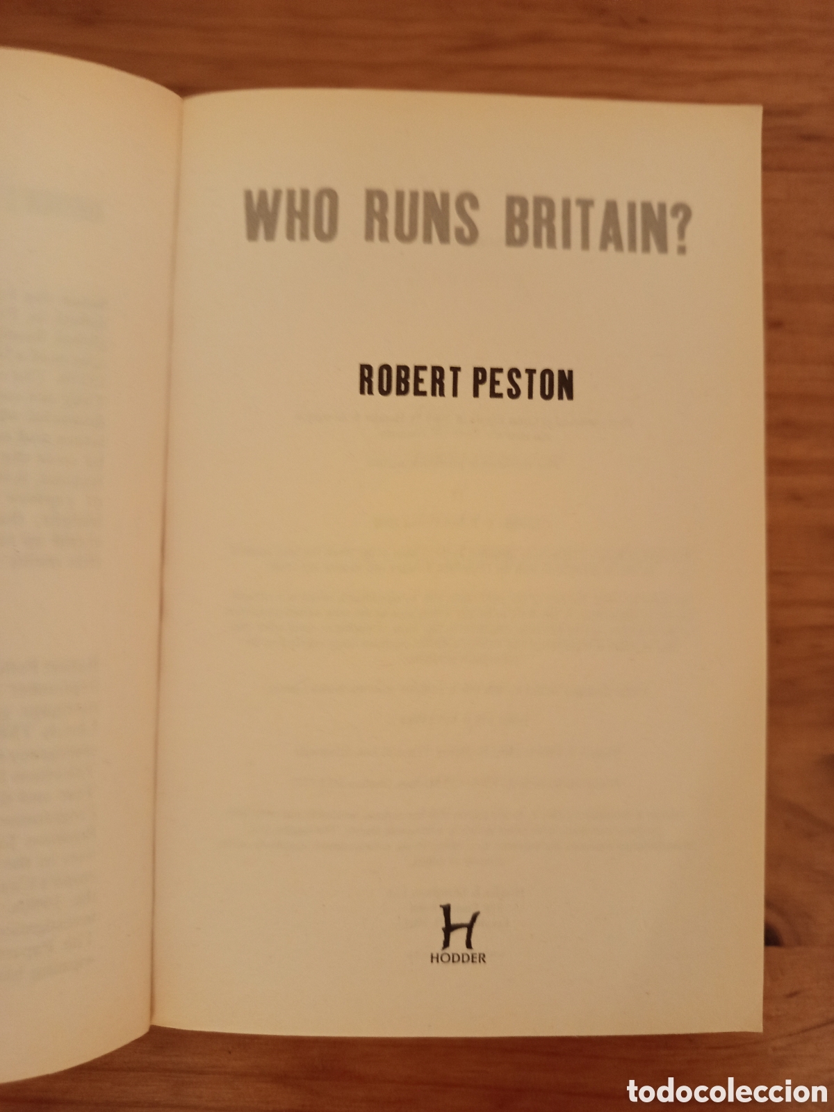 Libros de segunda mano: WHO RUNS BRITAIN? (ROBERT PRESTON) - Foto 2