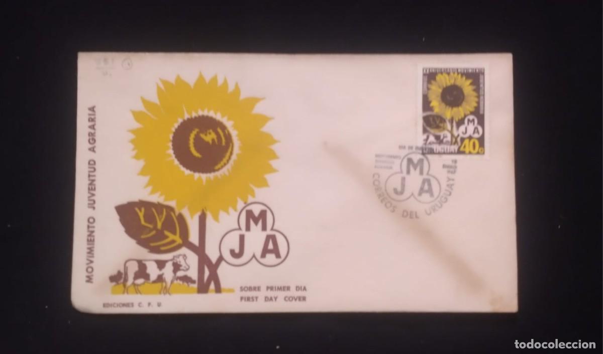 Libros de segunda mano: TS) 1967 URUGUAY, FDC,20TH ANNIVERSARY OF THE RURAL YOUTH MOVEMENT,VF.