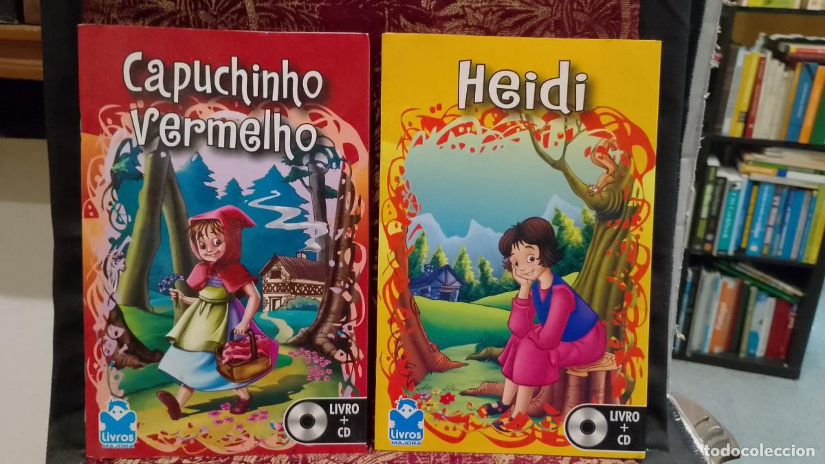 Libros de segunda mano: Heidi + Capuchinho Vermelho com CD Livros Majora