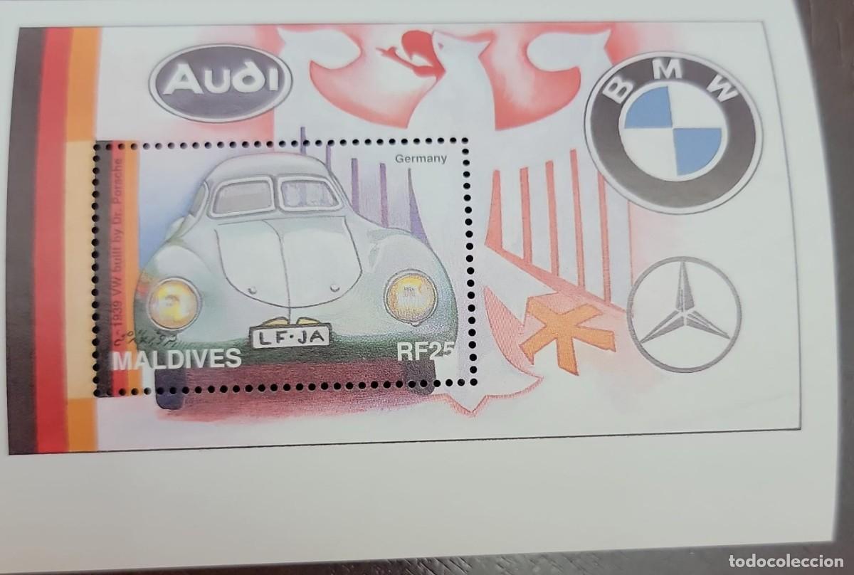 Libros de segunda mano: TS) 1997 MALDIVES, SOUVENIR SHEET,HISTORY OF CARS STAMP,XF.