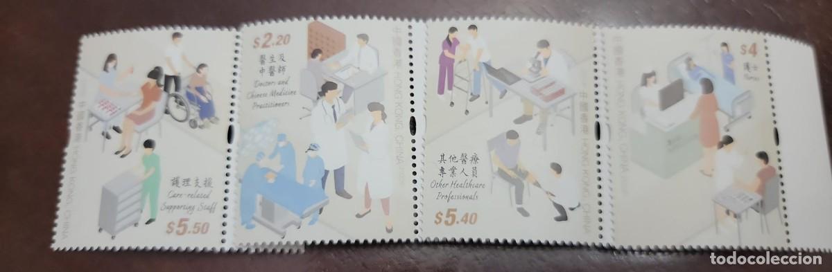 Libros de segunda mano: TS) 2023 CHINA, STRIP OF STAMPS, A TRIBUTE TO HEALTHCARE WORKERS.