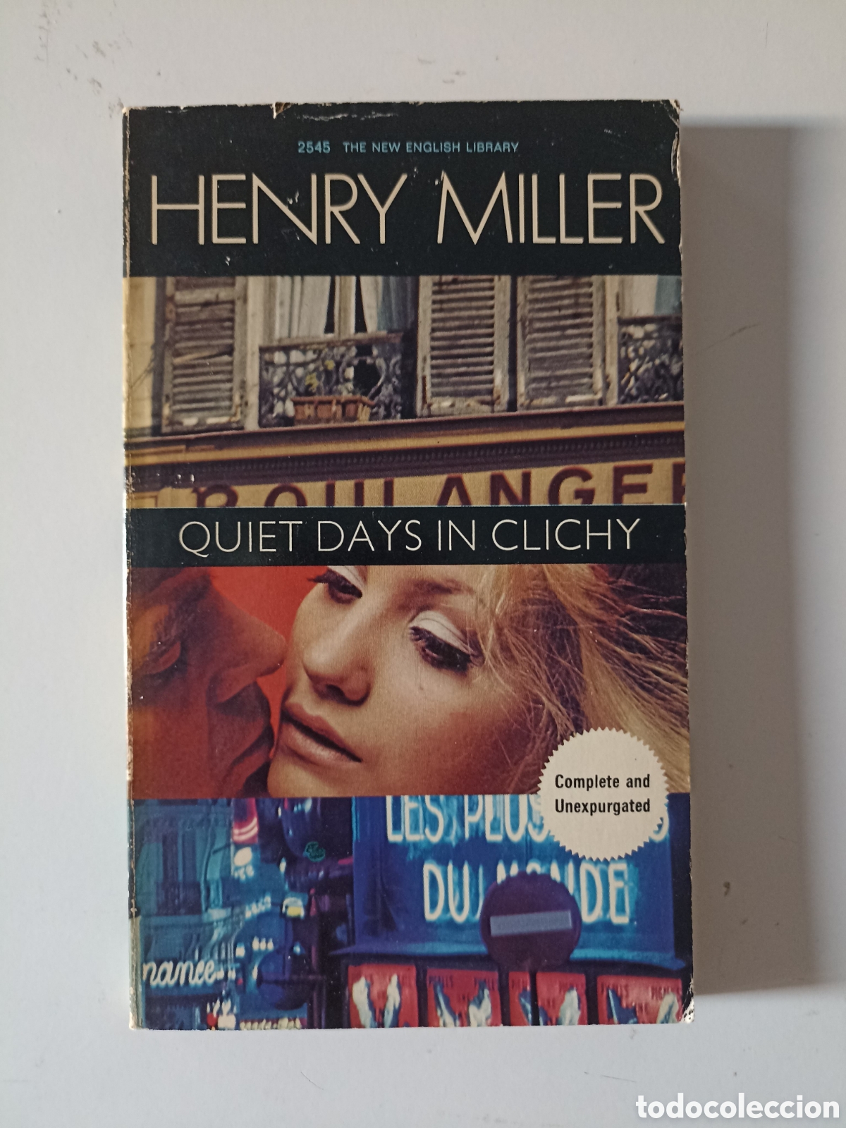 Libros de segunda mano: LIBRO EN INGL&Eacute;S Henry Miller - Quiet Days in Clichy (New English Library, 1969)