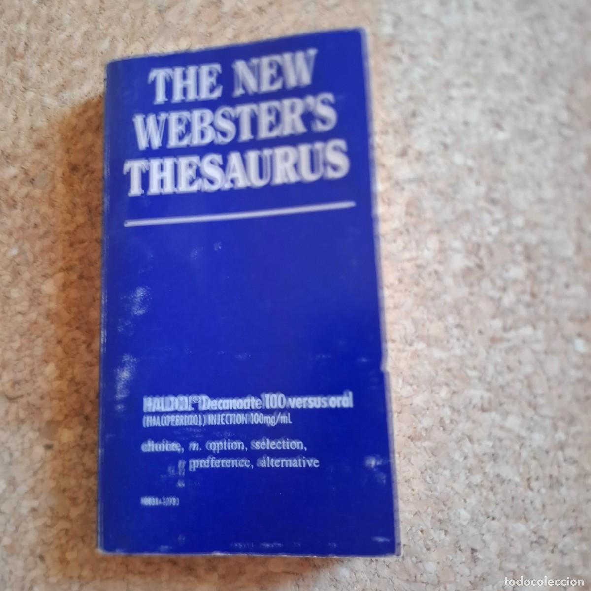 Libros de segunda mano: The new webster's thesaurus - 1986