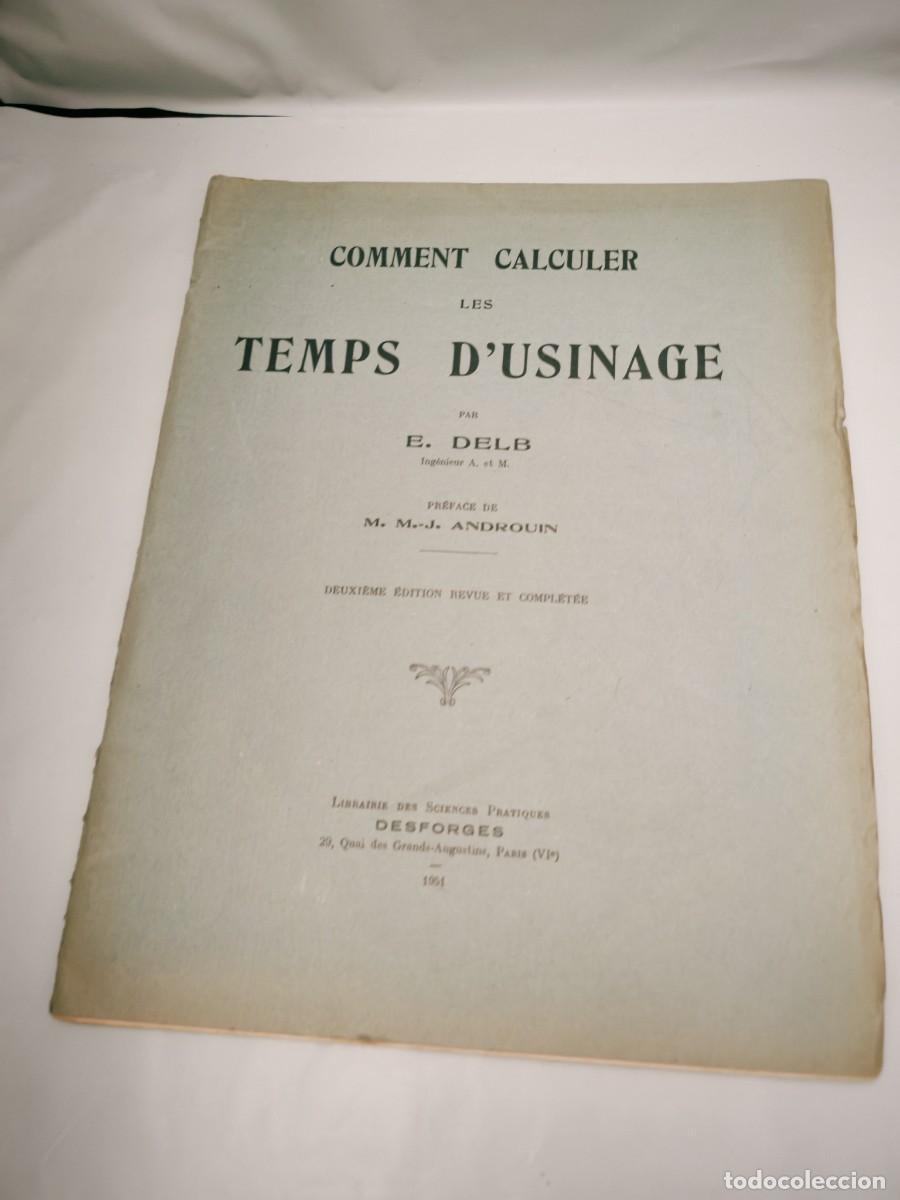 Second hand books: E. Delb: Comment calculer les temps d'usinage