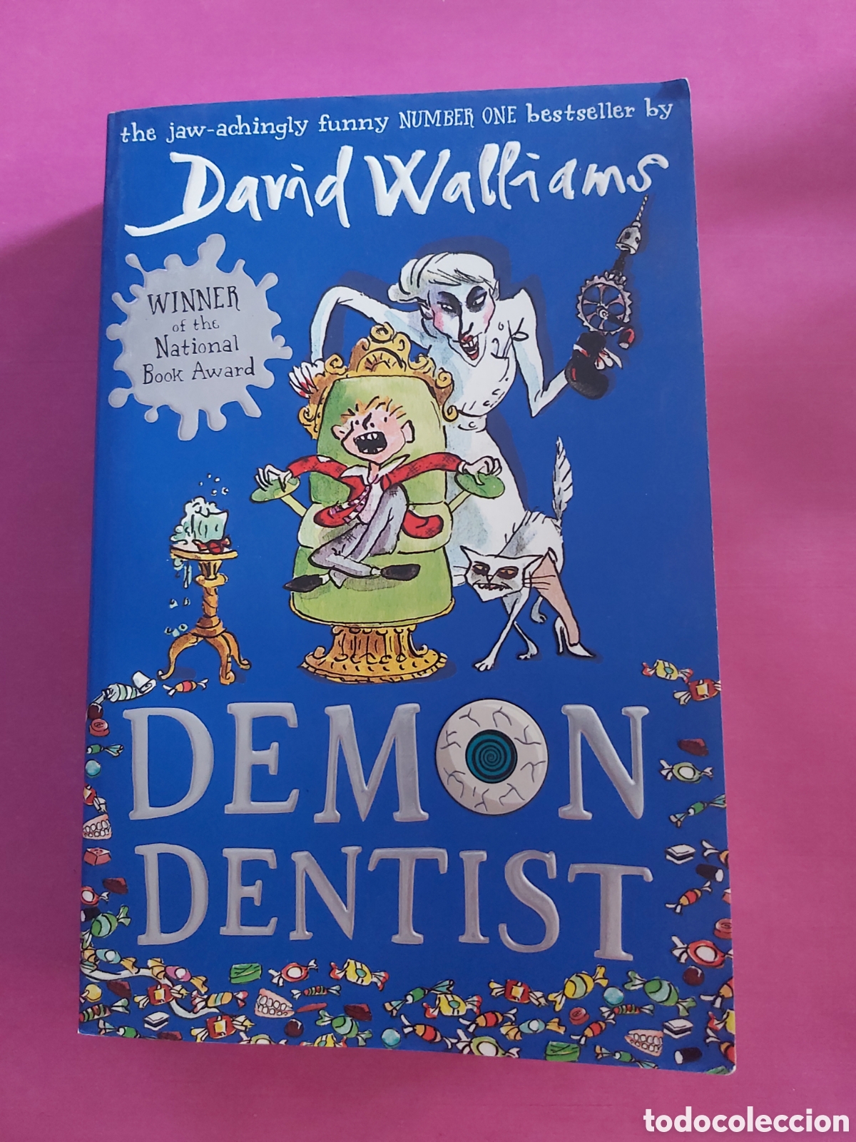 Libros de segunda mano: DEMON DENTIST DAVID WALLIAMS INGL&Eacute;S ILLUSTRATED TONY ROSS